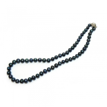 Black Freshwater Pearl Necklace